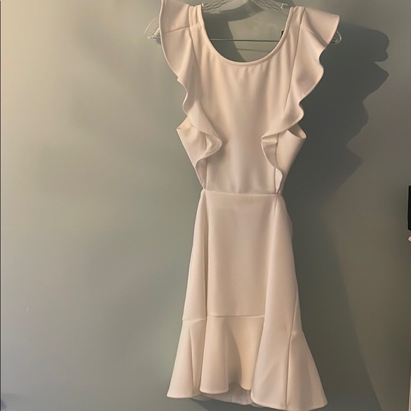 Nothing Was the Same White Hello Molly Short Dress - Picture 3 of 3